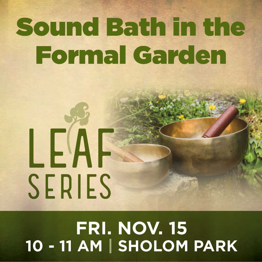 Sound Bath in the Formal Garden at Sholom Park with Master the Possibilities in Ocala, Florida