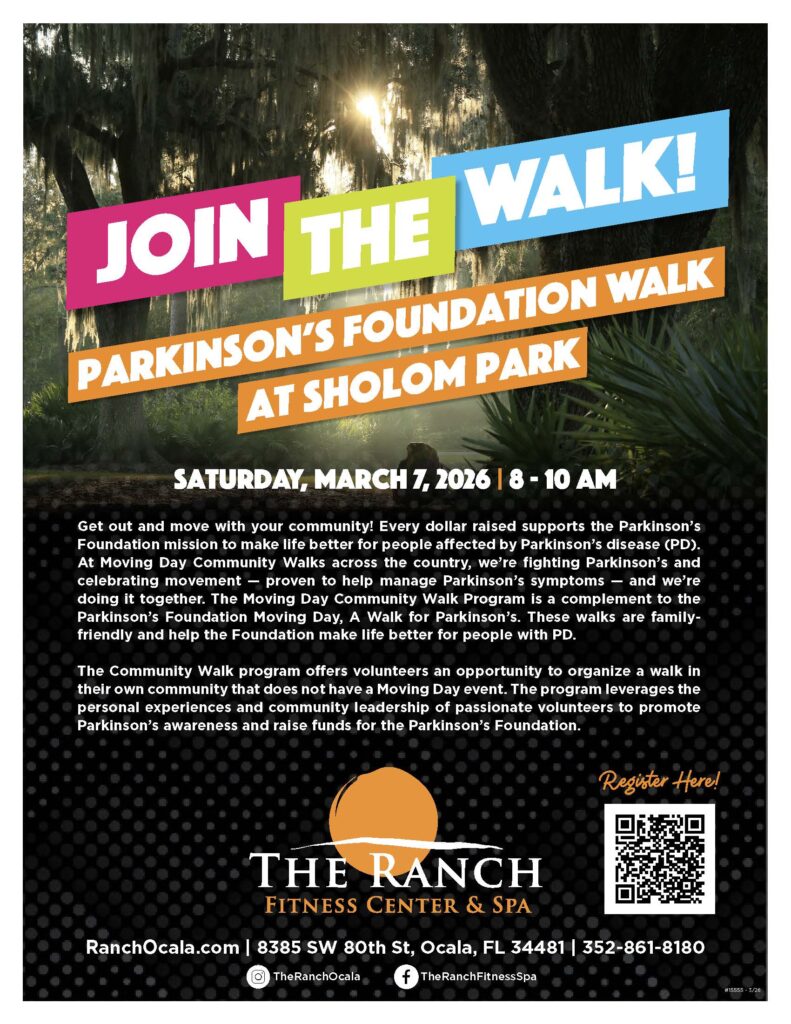 JOIN THE WALK: Parkinson's Foundation Walk at Sholom Park